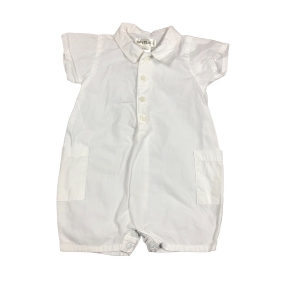 The Children's Place Other - Children’s Place White Boys Romper size 6-9months